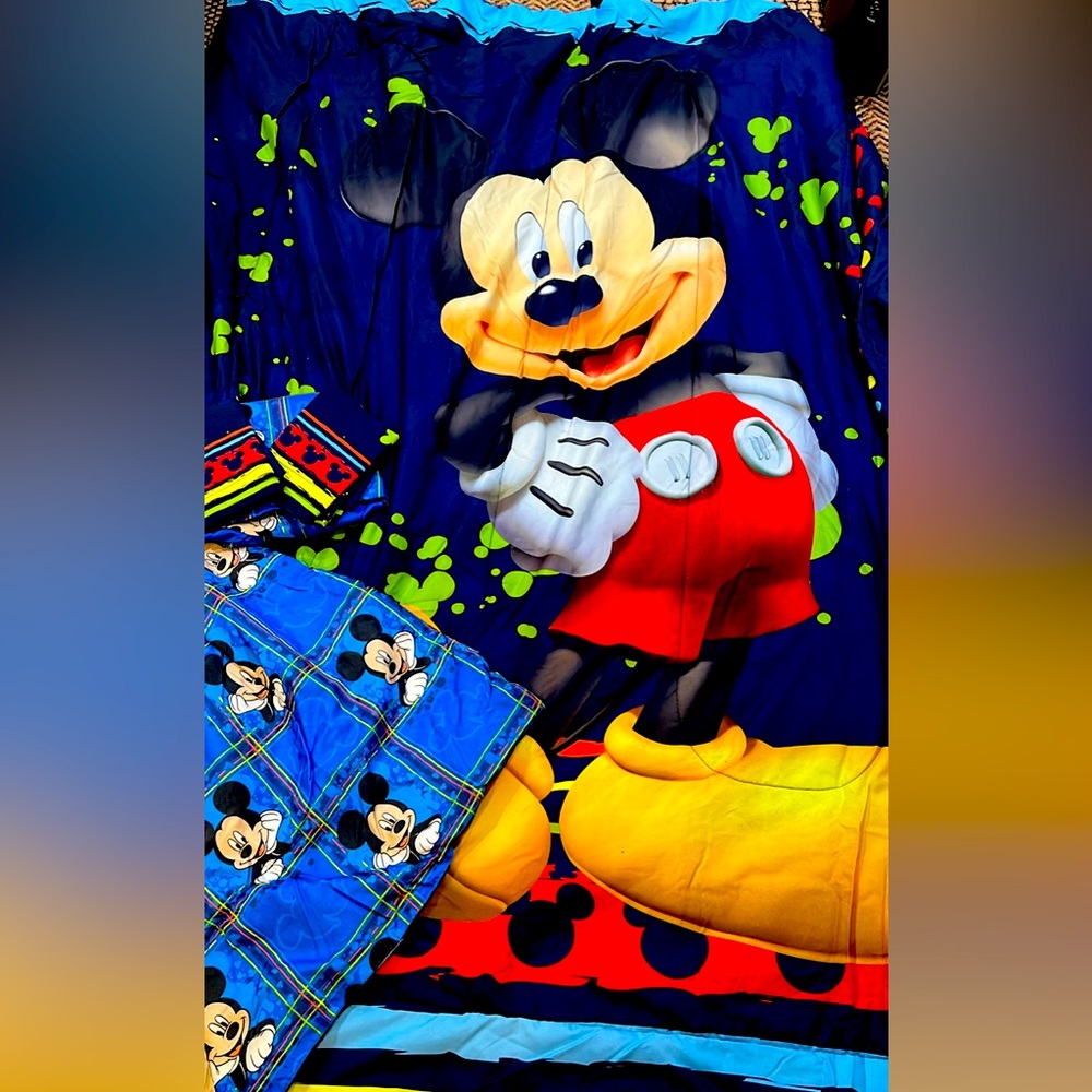 Mickey Mouse Kids Pajamas - Blue and Red